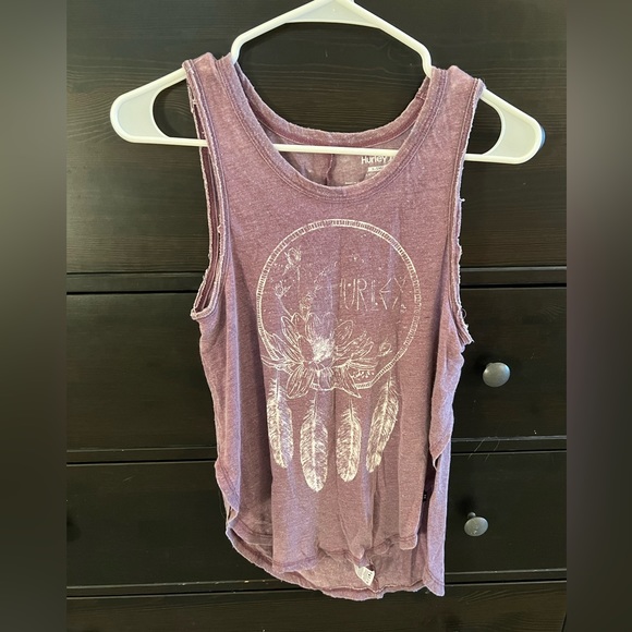 Hurley Flowy Distressed Tank Top XS NWOT - Picture 1 of 4
